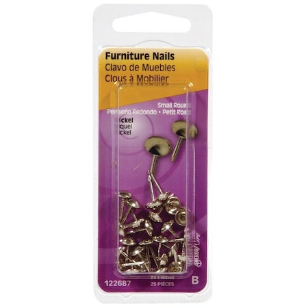 Hillman Common Nail, 7/16 in L, Stainless Steel, 6 PK 122687